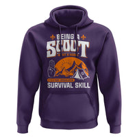 Funny Scout Hoodie Being A Scout Is Not A Hobby Survival Skill Adventure