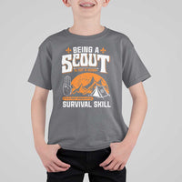 Funny Scout T Shirt For Kid Being A Scout Is Not A Hobby Survival Skill Adventure