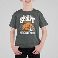 Funny Scout T Shirt For Kid Being A Scout Is Not A Hobby Survival Skill Adventure