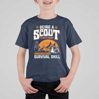Funny Scout T Shirt For Kid Being A Scout Is Not A Hobby Survival Skill Adventure