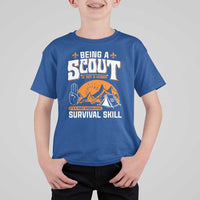 Funny Scout T Shirt For Kid Being A Scout Is Not A Hobby Survival Skill Adventure