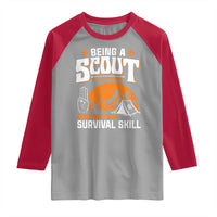 Funny Scout Raglan Shirt Being A Scout Is Not A Hobby Survival Skill Adventure