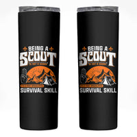 Funny Scout Skinny Tumbler Being A Scout Is Not A Hobby Survival Skill Adventure