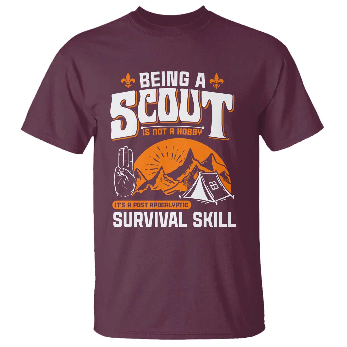 Funny Scout T Shirt Being A Scout Is Not A Hobby Survival Skill Adventure