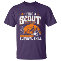 Funny Scout T Shirt Being A Scout Is Not A Hobby Survival Skill Adventure