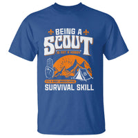 Funny Scout T Shirt Being A Scout Is Not A Hobby Survival Skill Adventure