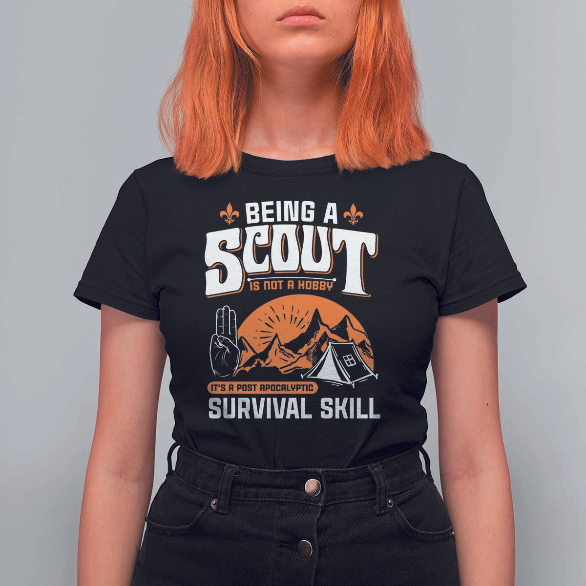 Funny Scout T Shirt For Women Being A Scout Is Not A Hobby Survival Skill Adventure