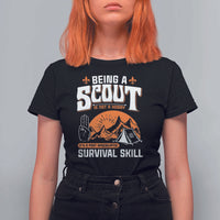 Funny Scout T Shirt For Women Being A Scout Is Not A Hobby Survival Skill Adventure
