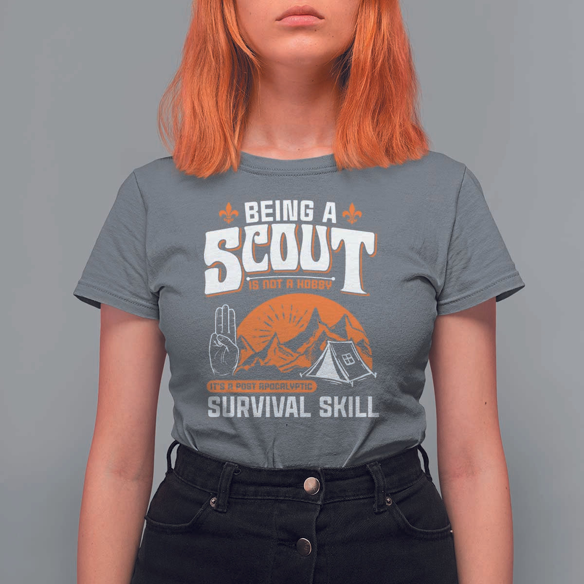 Funny Scout T Shirt For Women Being A Scout Is Not A Hobby Survival Skill Adventure