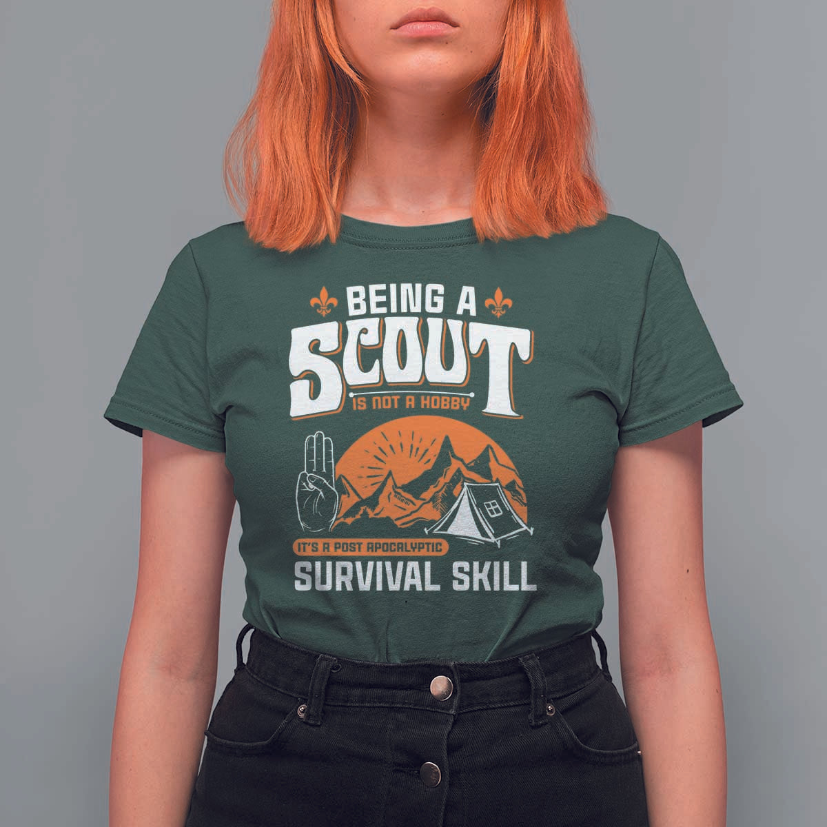 Funny Scout T Shirt For Women Being A Scout Is Not A Hobby Survival Skill Adventure