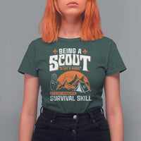 Funny Scout T Shirt For Women Being A Scout Is Not A Hobby Survival Skill Adventure