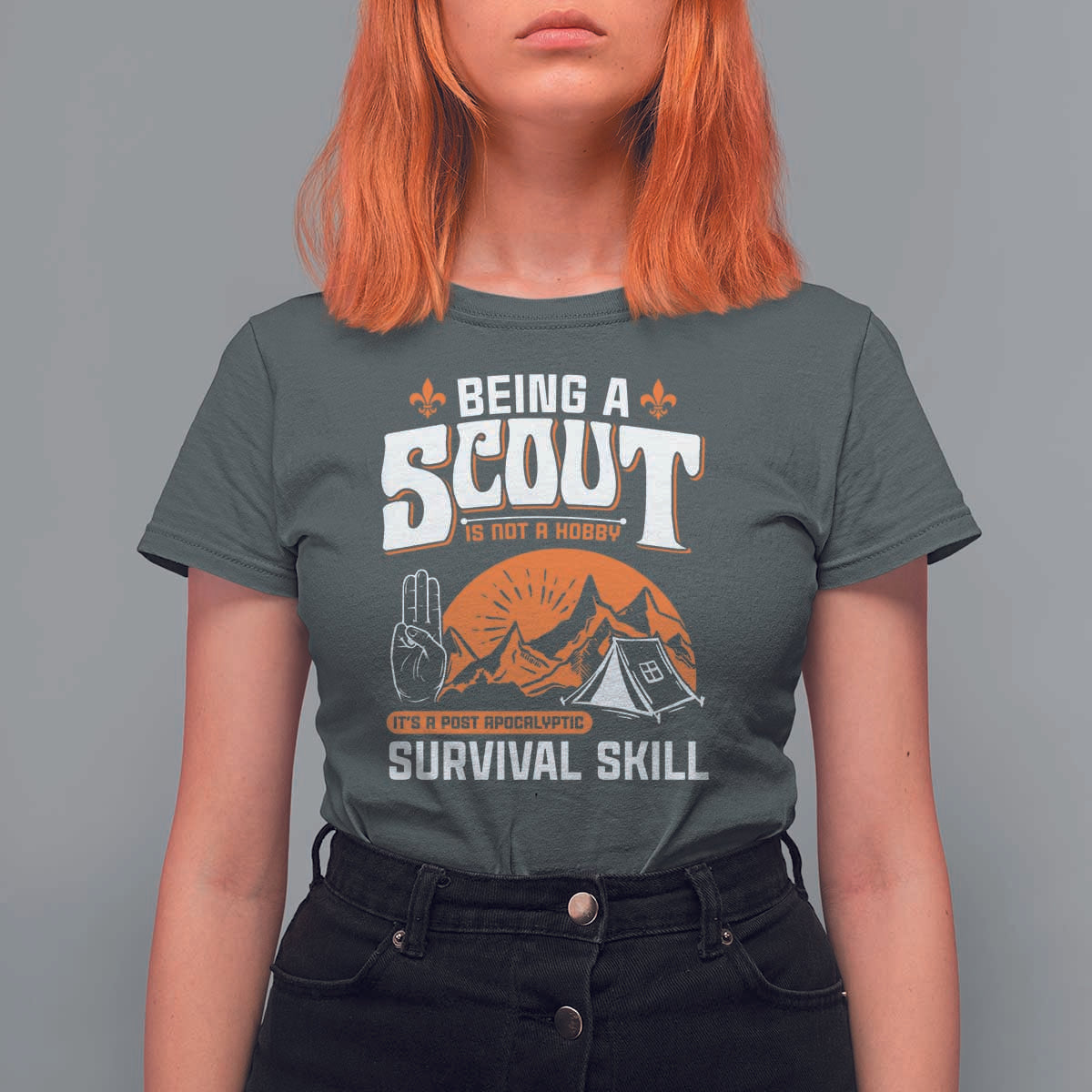 Funny Scout T Shirt For Women Being A Scout Is Not A Hobby Survival Skill Adventure