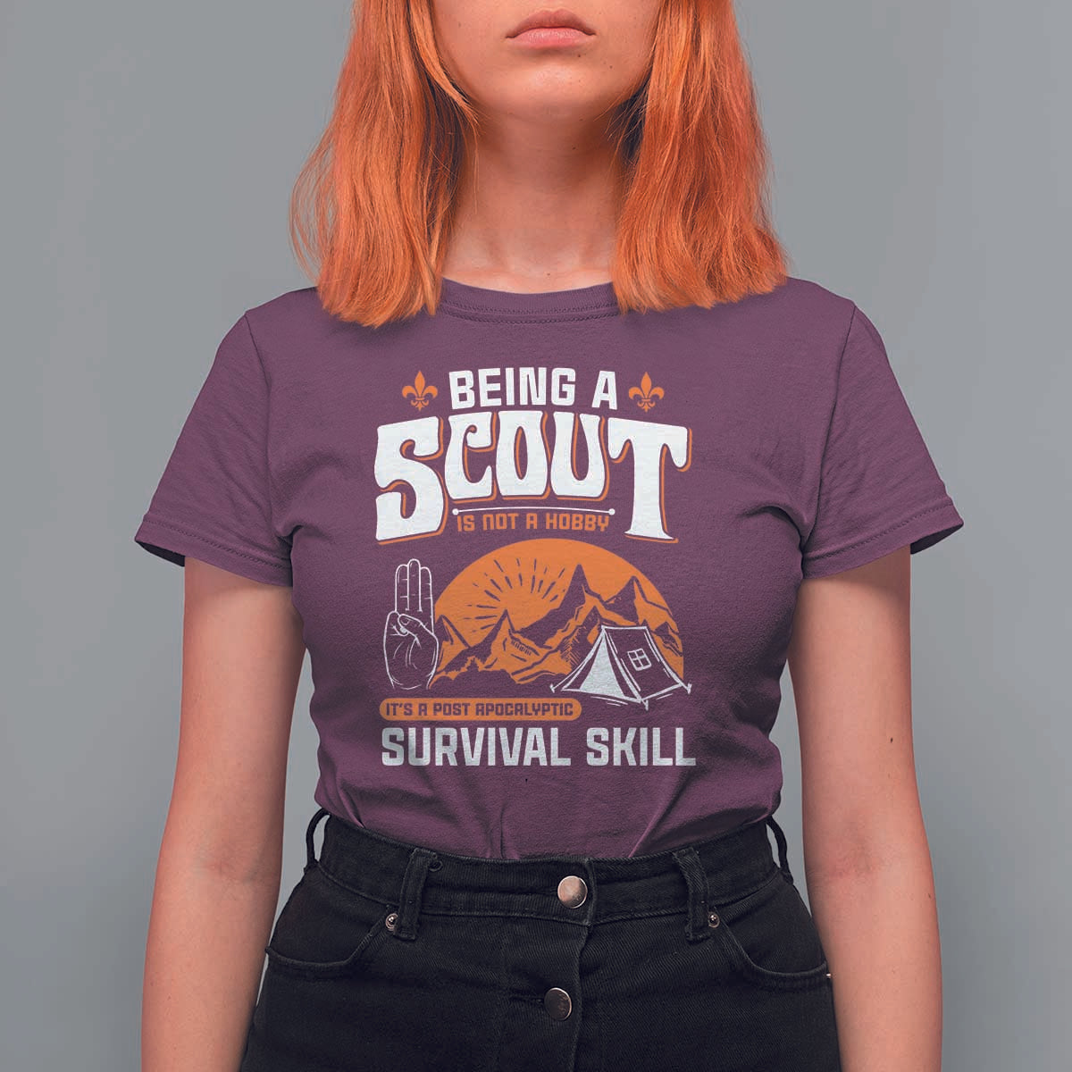 Funny Scout T Shirt For Women Being A Scout Is Not A Hobby Survival Skill Adventure