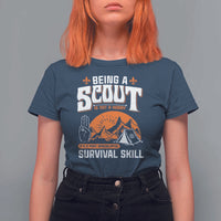 Funny Scout T Shirt For Women Being A Scout Is Not A Hobby Survival Skill Adventure