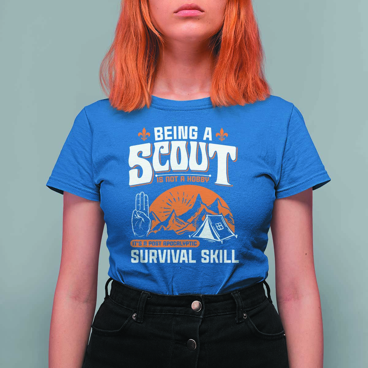 Funny Scout T Shirt For Women Being A Scout Is Not A Hobby Survival Skill Adventure