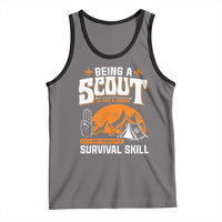 Funny Scout Tank Top Being A Scout Is Not A Hobby Survival Skill Adventure