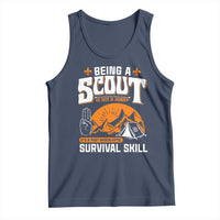 Funny Scout Tank Top Being A Scout Is Not A Hobby Survival Skill Adventure