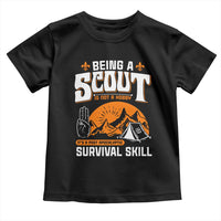Funny Scout Toddler T Shirt Being A Scout Is Not A Hobby Survival Skill Adventure
