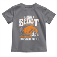 Funny Scout Toddler T Shirt Being A Scout Is Not A Hobby Survival Skill Adventure