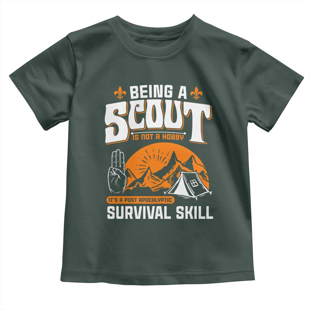 Funny Scout Toddler T Shirt Being A Scout Is Not A Hobby Survival Skill Adventure