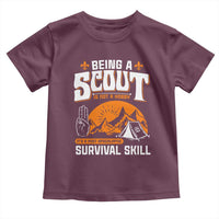 Funny Scout Toddler T Shirt Being A Scout Is Not A Hobby Survival Skill Adventure