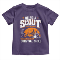 Funny Scout Toddler T Shirt Being A Scout Is Not A Hobby Survival Skill Adventure