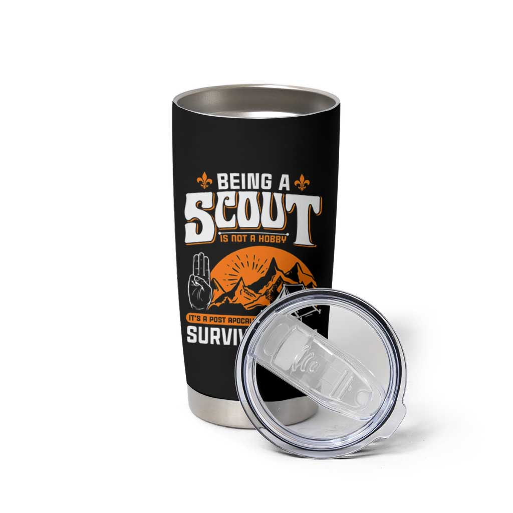 Funny Scout Tumbler Cup Being A Scout Is Not A Hobby Survival Skill Adventure