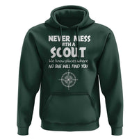 Funny Scout Hoodie Never Mess With A Scout Compass