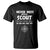 Funny Scout T Shirt Never Mess With A Scout Compass