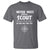 Funny Scout T Shirt Never Mess With A Scout Compass