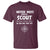 Funny Scout T Shirt Never Mess With A Scout Compass