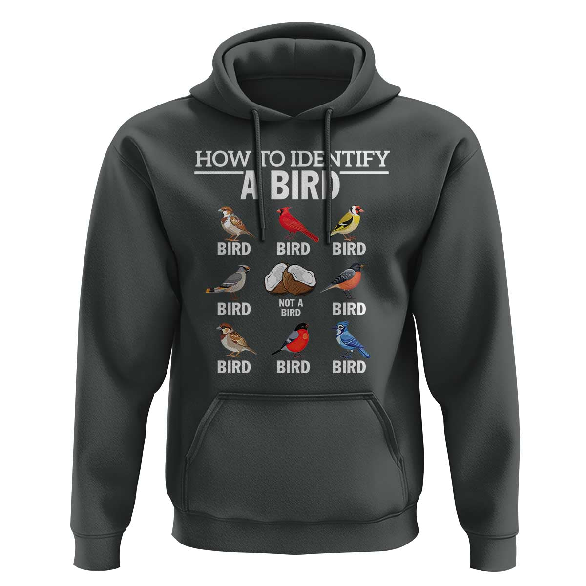 Funny Bird Watching Hoodie How To Identify A Bird