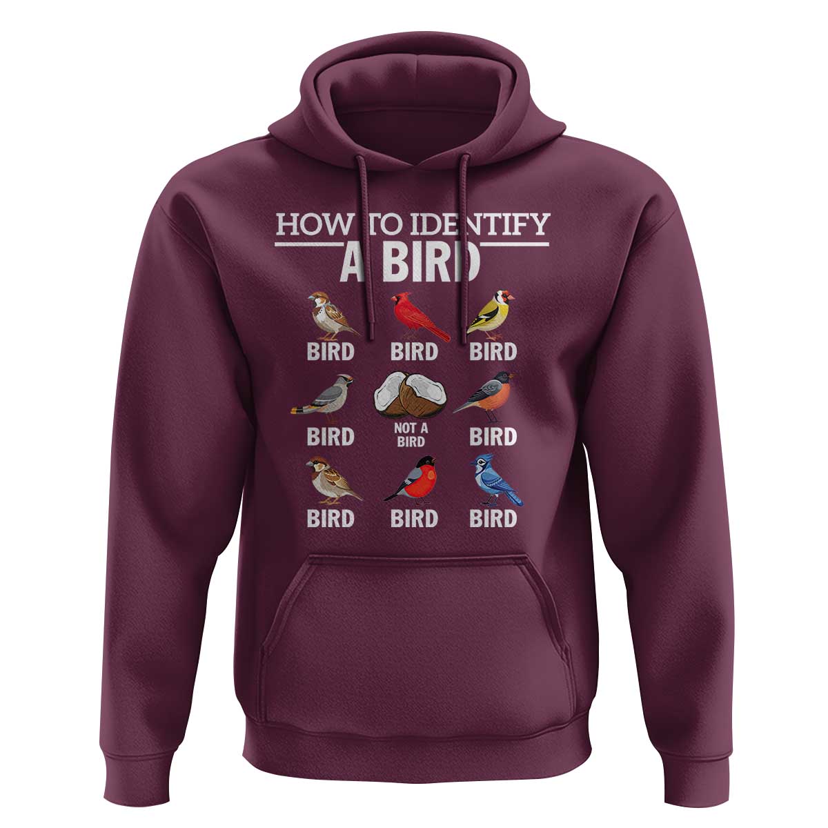 Funny Bird Watching Hoodie How To Identify A Bird