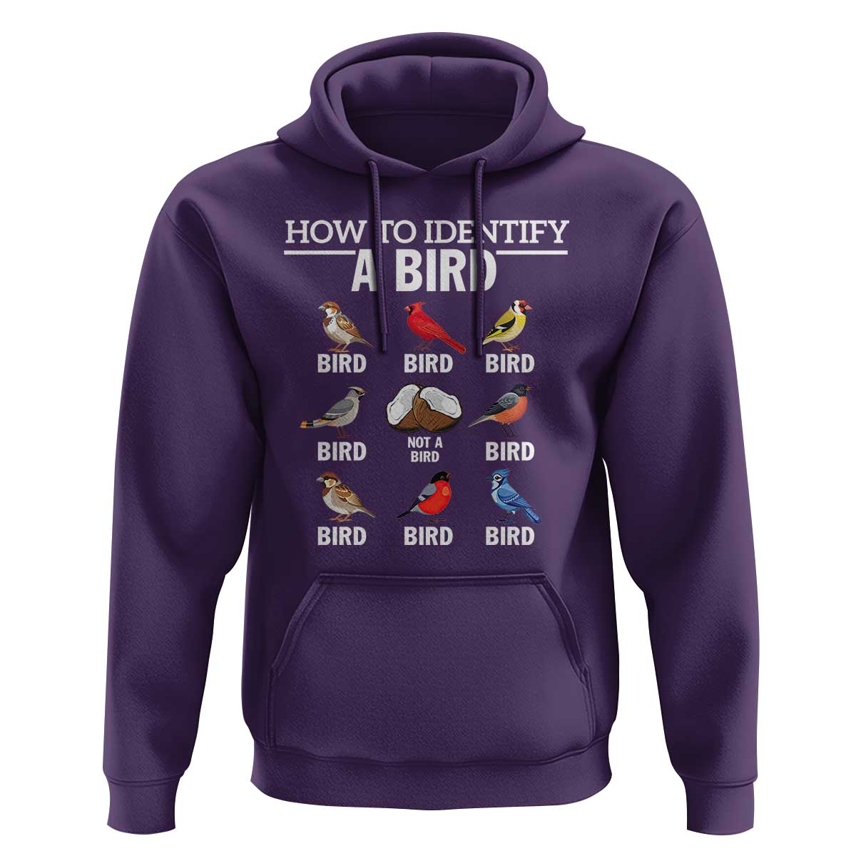 Funny Bird Watching Hoodie How To Identify A Bird