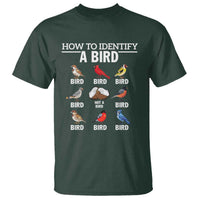 Funny Bird Watching T Shirt How To Identify A Bird