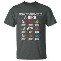 Funny Bird Watching T Shirt How To Identify A Bird