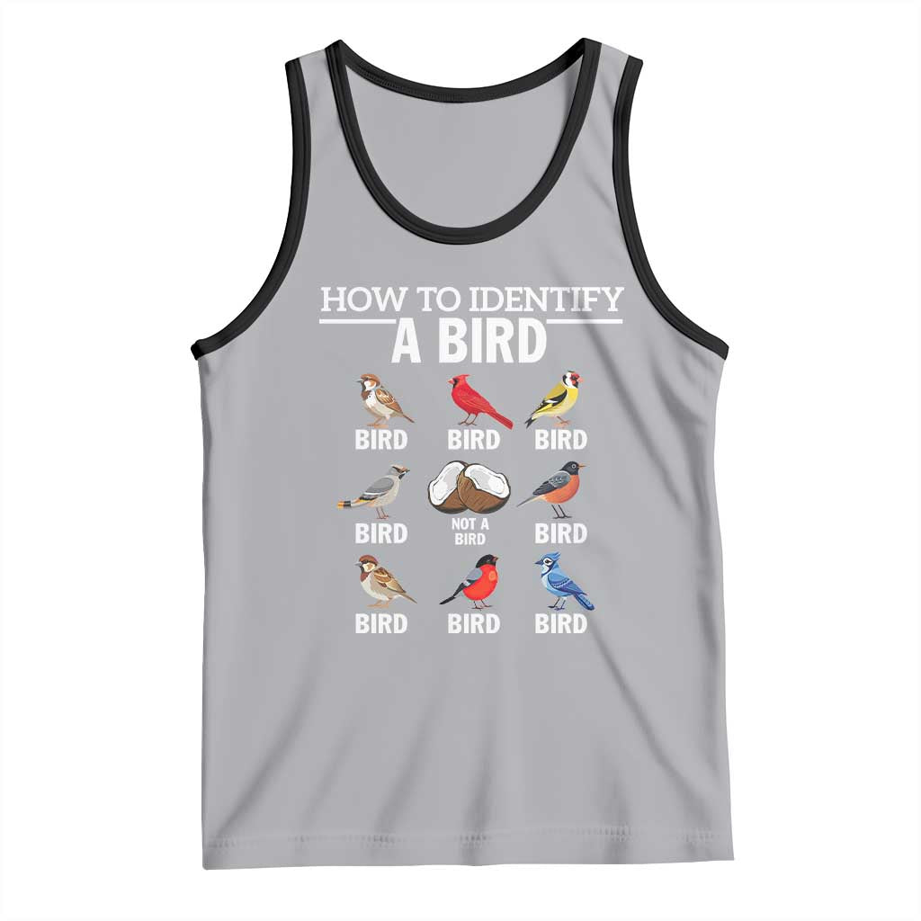 Funny Bird Watching Tank Top How To Identify A Bird