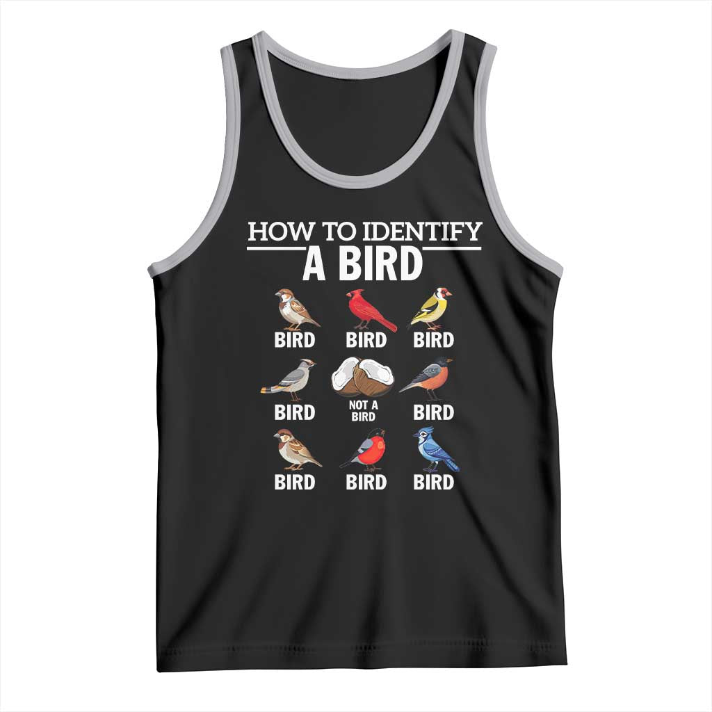 Funny Bird Watching Tank Top How To Identify A Bird