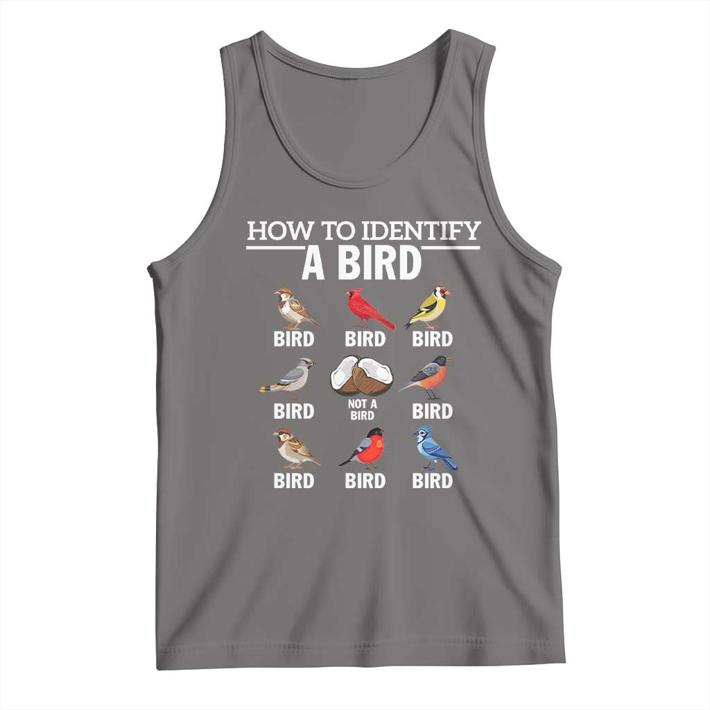 Funny Bird Watching Tank Top How To Identify A Bird