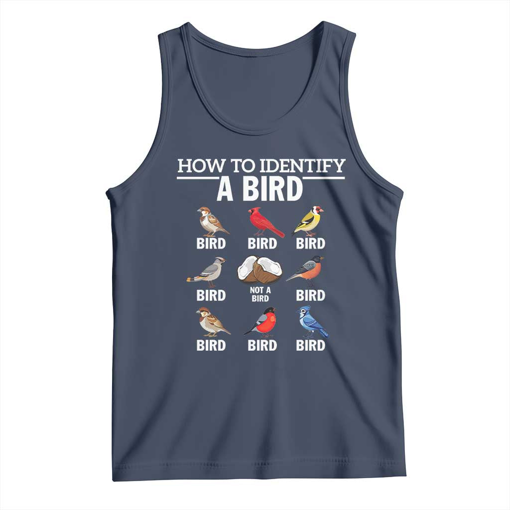 Funny Bird Watching Tank Top How To Identify A Bird