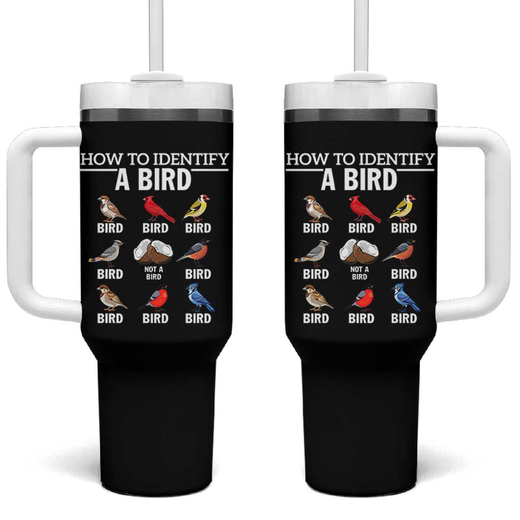 Funny Bird Watching Tumbler With Handle How To Identify A Bird