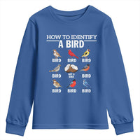 Funny Bird Watching Youth Sweatshirt How To Identify A Bird