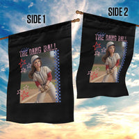 Hit The Dang Ball Funny Doll Baseball Graphic Garden Flag Sassy Sports Fan Gift