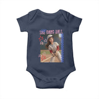 Hit The Dang Ball Funny Doll Baseball Graphic Baby Onesie Sassy Sports Fan Gift