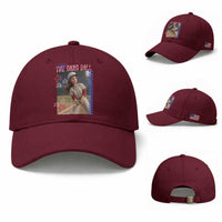 Hit The Dang Ball Funny Doll Baseball Graphic Baseball Cap Sassy Sports Fan Gift