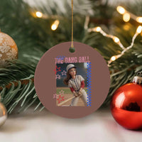 Hit The Dang Ball Funny Doll Baseball Graphic Ceramic Ornament Sassy Sports Fan Gift