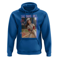 Hit The Dang Ball Funny Doll Baseball Graphic Hoodie Sassy Sports Fan Gift