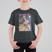 Hit The Dang Ball Funny Doll Baseball Graphic T Shirt For Kid Sassy Sports Fan Gift