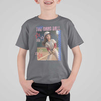 Hit The Dang Ball Funny Doll Baseball Graphic T Shirt For Kid Sassy Sports Fan Gift