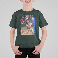 Hit The Dang Ball Funny Doll Baseball Graphic T Shirt For Kid Sassy Sports Fan Gift